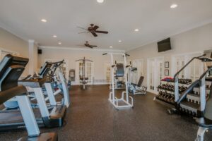 Fitness Center at Carriage Hill Apartments in Charlottesville