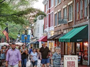 Charlottesville's Historic Downtown Mall